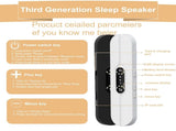 Pillow Speakers for Sleeping,Portable Bluetooth Speaker with Bone Conduction, 10 White Noises, V1192-AZ-W-2903