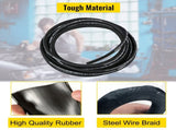 Hydraulic Hose 15m Rubber Hydraulic Hoses with 2 High-Tensile Steel Wire Braid, Inner Diameter 1/2 V952-00PSIX5NJR2YV2MH3V0