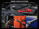 SEDY 15pc Combination Spanner Wrench Set SAE 1/4"-1" CR-V with Storage Rack V465-81061S