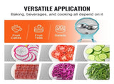 Manual Vegetable Fruit Slicer, 0-0.5"/0-12mm Thickness Adjustable Commercial Slicer Machine, Double V952-SDSCQPJWS1SLW9SE2V0
