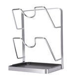 Countertop Pot Lid Holder Stainless Steel Cutting Board Organizer Pot Pan Lids Rack for Kitchen 2 V1294-YM0901-3118250191311