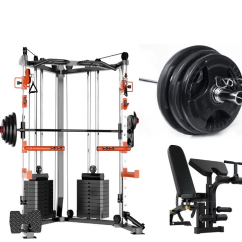 SmartFit C1 Max Multi Functional Cable Crossover Station 130kgs Pin Loaded Machine Multi Func V1025-717331801397