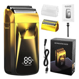 Men's Reciprocating Foil Shaver Upgraded Set - USB Rechargeable Dual Foil Electric Razor with V888-ELOSUNG57013-2