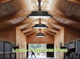 Solar Power Outdoor UFO LED High Bay Light in Black - 200W LSB-59186