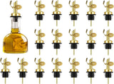 24pc Olive Oil Spout Stainless Steel Weighted Bulk Self-Closing Bottle Pourers for Wine Syrup Home V1258-DP02-C-2842