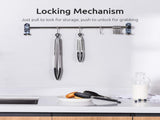 600F Heat Resistant 7/9/12 inches Silicone Cooking Tongs with Non Stick Rubber Tips and V1258-DP02-C-377