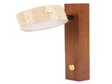 Rotating Stone Wall Sconce with Switch LED Warm Light Adjustable Angle Rustic Industrial Wall Lamp V1294-YM0901-3119250032812