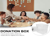 Worgeous Lock Box For Keys Acrylic Transparent Donation Box For Organizations Work Unit 1 Set V1192-AZ-W-23940