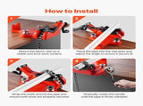 Heavy-Duty Pipe Chain Vise, 1/4" - 6" Pipe Capacity, 28" Rugged Chain & Cast Iron Base, V952-GLHQ146INCHHKQQRCV0