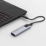 mbeat 10Gbps M.2 NVMe SATA SSD Enclosure V186-MB-XCS-CM03GRY