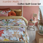 Bedding House Scarlett Multi Cotton Quilt Cover Set King V442-HIN-QUILTCS-SCARLETT-MULTI-KI