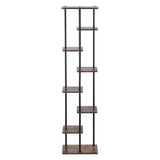 Artiss 8 Tiers Plant Stand Metal Flower Pots Shelf Indoor Outdoor Garden Home PS-8T-WOOD-DW