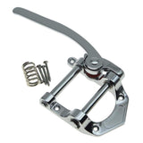 Tremolo Bridge for Electric Guitar, Chrome Plated Vibrato Tailpiece with Roller Bar, Replacement V1192-AZ-W-3356