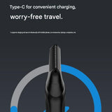 3-in-1 Electric Body Groomer for Men - IPX5 Waterproof, USB-C Rechargeable, Adjustable 3-12mm Comb, V888-ELOSUNG56180