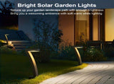 Black Outdoor Garden Pathway Lights Set Of 6 Garden Lighting Outdoor Illumination V1347-124-BLA-35144