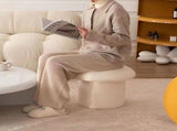 Sofa Bench Simple Modern Elastic Comfortable Soft Round Pine Wooden Foot Stool for Home Decoration V1294-YM0512-3116220012411
