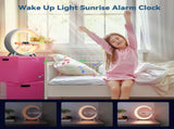 Smart Sound Machine Alarm Clocks with Atmosphere Lamp, Bluetooth Speakers Table Lamp with Wireless V1370-AZ4-05850