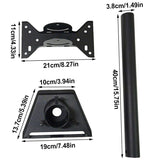 For Starlink Gen 3 Mount Mounting Kit Heavy Duty Roof &Wall 180&deg Adjustable Pole V201-W14015823