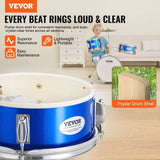 VEVOR Kids Drum Set, 3-Piece, 355.6 mm Beginner Drum Set with Adjustable Throne Cymbal Pedal Two V952-SJTJZGSGZ14LBTYZAV0