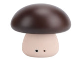 Small Wood Mushroom Lamp Night Light Cordless Bedside Touch Lamp USB Rechargeable 450mAh Battery Eye V1294-YM0901-3119240147011