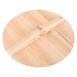 Wooden Wok Lid with Smooth Surface for Steam Retention and Easy Handling V1369-AZ3-W-20634