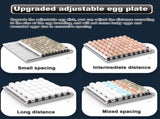 CARLA HOME 70 Egg Incubator withmatic Turning, LED Display, Humidity & Temperature Control, LSB-36355