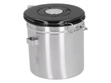 Coffee Beans Canister with Exhaust Valve Stainless Steel Storage Sealing Container with SpoonSilver V1294-YM0901-3118210141912