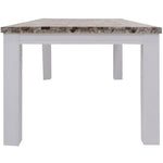 Plumeria Dining Table 225cm Solid Acacia Wood Home Dinner Furniture -White Brush V315-VOD-HOME-12