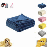 Emotional Comfort Blanket for Dogs, Yellow Dog Blanket, Rabbit Hair Plush Blankets for Pets, Soft V1366-AZ2-W-11019