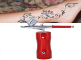 G12 Pump 0.3mm Mini 7CC Airbrush Kit Spray Air Brush Set Cleaning Tool V1294-YM0901-JY26417-02