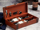Red wine gift box, wine accessories, personalized wine box, custom text wine box, wine cooling V1106-122-SIL-15826