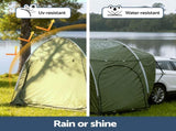 Weisshorn Camping Tent Car SUV Rear Hatchback Tents Canopy Portable Outdoor Family green XFEL-TENT-CAR-GN