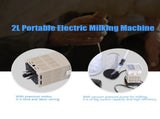 2L Portable Electric Milking Machine with Pulse Controller for Cow Sheep V1294-YM0901-DE-JY02309-01