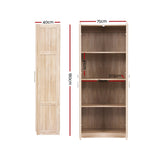 Artiss Buffet Sideboard Cupboard Cabinet Pantry Organiser Adjustable Shelves FUR-W-WR03-PINE-AB