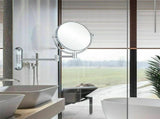 Extendable Wall-Mounted Makeup Mirror with 10 Magnification, Double-Sided V767-9LJJ03