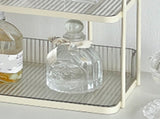Transparent Double Layer Storage Rack Desktop Cosmetic Storage Rack Accessories Organizer for V1294-YM0703-3117230121911