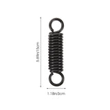 SWETRACE Porch Swing Springs Heavy Duty Black 1 Set 5.9x1.2in V1189-LWWAL-20260327-03429