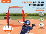 I Screen Baseball for Batting Cage, 7x4 ft Baseball & Softball Safety Screen, Body Protector V952-TSBHWIXQX74YMKWF6V0
