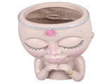 Face Planter Pot Resin Love Style Lady Head Succulent Planter Women Face Flower Pot with Drainage V1294-YM0706-3111230240211