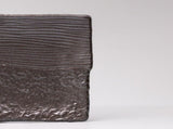 Platter Rectangular 32cm Matte Black Glaze V637-C0382