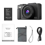 Digital Camera with Zoom Autofocus Black V1142-OBA1005009054653899