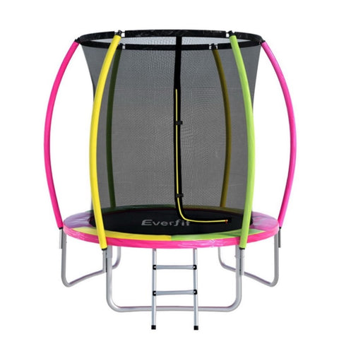 Everfit 6ft Kids Round Trampoline Rebounder TRAMPO-C-C6-MC