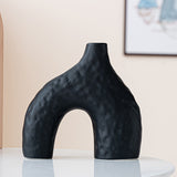 Minimalist Ceramic Vase Set White V1107-CS-XDQSHP1
