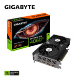 Gigabyte nVidia GeForce RTX 4060 Ti WINDFORCE OC 8G, 2550 MHz, CUDA 4352, 18 Gbps, GDDR6, 128 bit, V1202-V2-VCG-N406TWF2OC-8GD