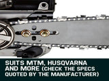 2 x 22 Baumr-AG Chainsaw Chain Bar Replacement 0.325 0.058 86DL V219-CHNCHABMRA22D