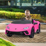 Kahuna Lamborghini Performante Kids Electric Ride On Car Remote Control Pink CAR-LAM-PK