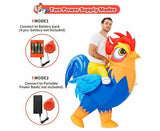 Halloween Inflatable Rooster Costume, Funny Cosplay Halloween Costume for Men Women Birthday V1263-JX-1168