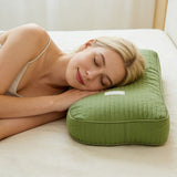 Buckwheat Pillow with Adjustable Height - Neck Support Pillow for Side and Back Sleepers - Natural V1366-AZ2-W-11971