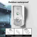 Wireless Doorbell Intercom Rechargeable Smart Intercom Doorbells for Home Real Time 3 Volume Levels V1294-YM0901-HS7009-W-2