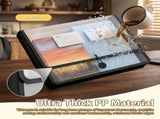 3/7Pcs Plastic Envelopes, Expanding File Folder with Elastic Closure Transparent File Organizer with V1366-AZ2-W-15105